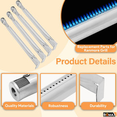 Grill Parts for Kenmore 4 Burner Grill 146.34611410 146.23678310 146.10016510 14