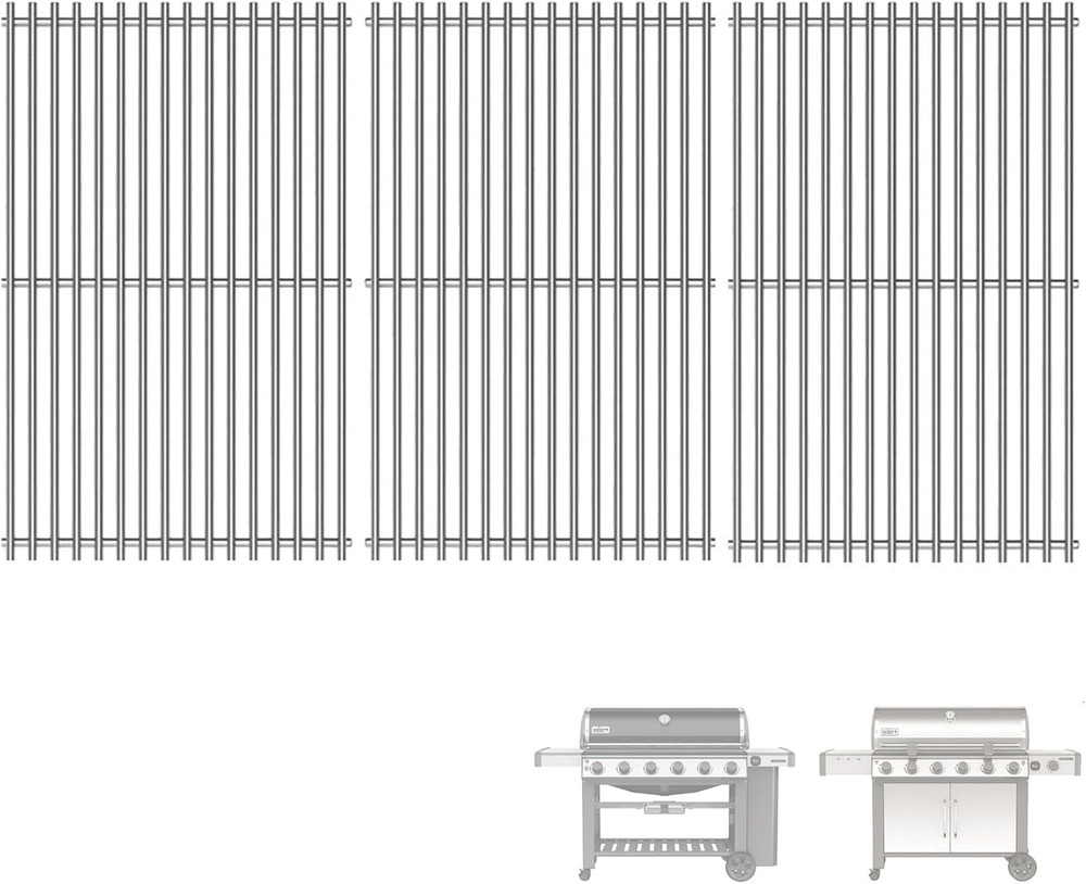 Safbbcue 66803/66096 18.75″ Stainless Steel Cooking Grates Replacement Parts for