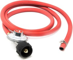 6 Ft Low Pressure Propane Regulator & Hose Kit for LP Gas Grill, Heater, Fire Pi