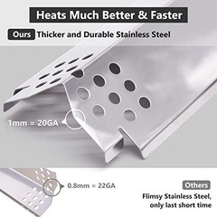 Grill Heat Plate Parts for Home Depot Nexgrill 720-0830H, 720-0888N, 720 4-Pack
