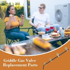 36 Inch Griddle Burner Control Valve with Gas for Blackstone 36 Inch, Brass