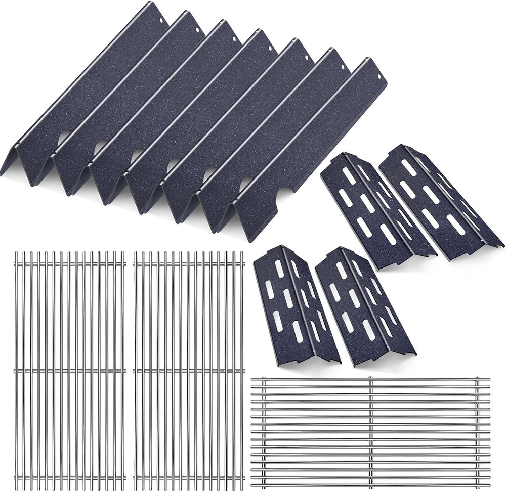 Grill Grate and Flavorizer Bars Heat Deflector Grill Parts for Weber Genesis 2