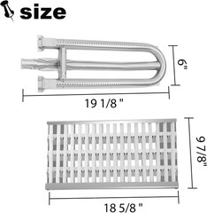 Ceramic Rod Radiant Tray for DCS BBQ Grills – 27DBQR, 36 & 48 Inch Grills – Stai