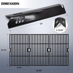 Grill Grease Tray Replacement Parts for Dyna Glo DGF510SBP, DGF510SSP, Backyard