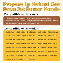 Natural Gas Brass to Propane Orifice Conversion Kit with 36 Replacement Tips
