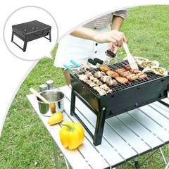 Charcoal Grill Barbecue Party Hassle-free Cleanup Heat-resistant Grill