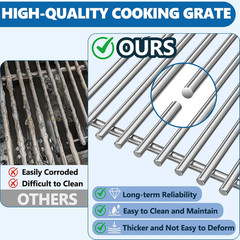 Safbbcue 66803/66096 18.75″ Stainless Steel Cooking Grates Replacement Parts for