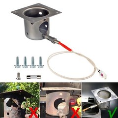 Fire Burn Pot and Hot Rod Igniter for Pit Boss and Traeger Wood Pellet Grills