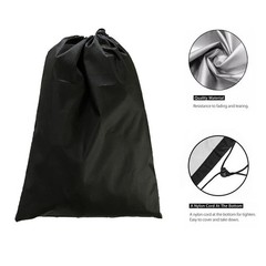 Round Table Cover 210D Furniture Cover for BBQ Grill Protection