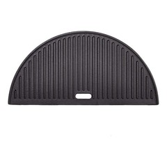 Kamado Joe Classic Joe Half Moon Cast Iron Reversible Griddle: KJ-HCIGRIDDLE