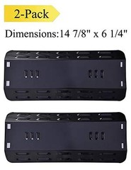 Votenli P9350A 2-Pack Porcelain Steel Heat Plate Heat Shield Replacement For