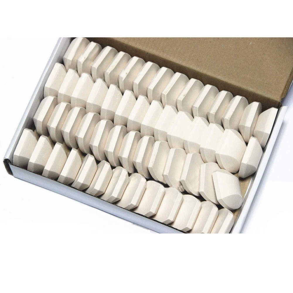 Ceramic Briquettes 54-Piece 1.875″ x 1.875″ for Turbo Classic Elite Nexgrill