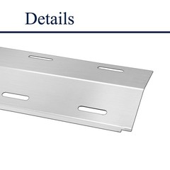 16 7/8″ x 6 9/16″ BBQ Gas Grill Replacement Parts, Stainless Steel Grill Heat