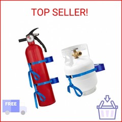 4Pcs Cylinder Wall Mounted Bracket Propane Tank Holder Gas Cylinder Holder with