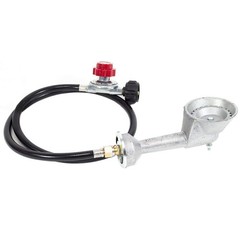 Gas One 502002109 High Pressure Cast-Iron Round Burner Head Brass
