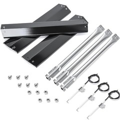 Gas Grill Burner Replacement 20 Inch Stainless Steel Heat Plate Tent Ignitor Kit