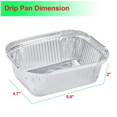 DONSIQIZZ Nexgrill Grease Tray Replacement Parts for Nexgrill, Silver
