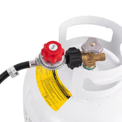 Outermust 10 PSI Propane Hose with Regulator QCC1 Type 4 Ft. Propane Tank Hose