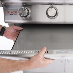 Blaze Drip Tray Flame Guard for 25-Inch Gas Grills