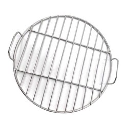 Stainless Steel Grill Mat with Clips for Safe Cooking and Easy Post BBQ Cleanup