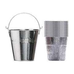BBQ Grease Bucket Drip Tray with Tin Foil Bucket Thickened High Temperature