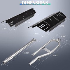 Grill Replacement Parts for Dyna Glo 4 Burner Gas Grill DGH450CRP, DGH450CRP-D,