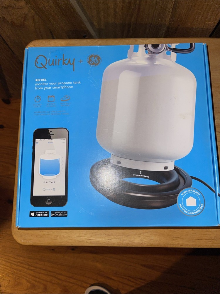 Quirky + GE Refuel Propane Tank Monitor / with App – NEW