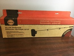 AC / DC Rotisserie THERMOS Universal Accessory Battery Or Electric Current NOS