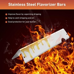 Onlyfire Stainless Steel Flavorizer Bars for Weber Genesis II 300 Series