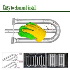 Boloda 92461 Stainless Steel Heat Plate and Grill Burner Repair Kit Replaceme…