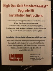 high-que gasket Kit – primo oval x-large 400. HQNXPRXL
