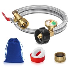 Boltigen 1Lb Propane Refill Adapter 36 Inch 1 Pound Small Bottle Tank Fill Hose
