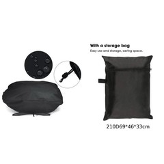 Waterproof Grill Cover for Weber For Q1000 Q2000 Q200 Portable Series BBQ Grill