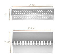 Heat Plates Flame Tamer 47628 87048 Bull Grill Replacement Parts for 4 3+4