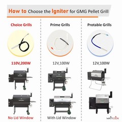 12V Hot Rod Igniter for Pellet Grill – Daniel Boone, Jim Bowie, Ledge, Peak Repl