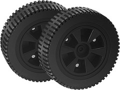 Charbroil Compatible 7-Inch Wheels – Durable Plastic for Smooth Mobility