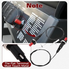 2Pcs Fireplace Oven Push Button Piezo Igniter Kit with Spark Ignition Electrode