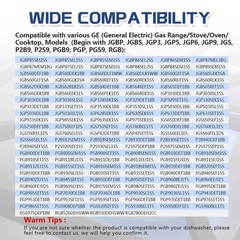 [Upgraded] WB29K10023 Range Medium Burner Cap Replacement Part, Fit for GE Ga…