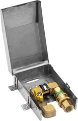 BBQ Gas Outlet,1/2″ NPT Inlet, 1/2″ Quick Disconnect Outlet with Stainless Steel
