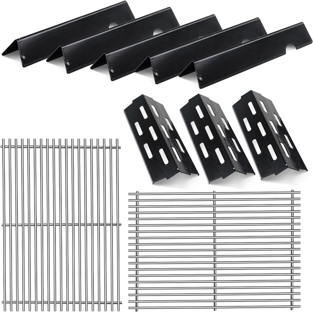 Porcelain-Enameled Grill Flavorizer Bar Heat Plates with 9MM Stainless Steel …