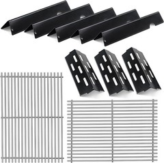 Porcelain-Enameled Grill Flavorizer Bar Heat Plates with 9MM Stainless Steel …