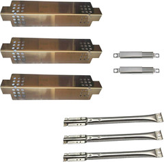 15 1/16″ Heat Plates Burners Crossover Tubes Replacement Parts for Charbroil Gas