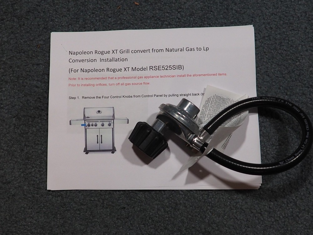 Natural Gas to LP Conversion Kit for Napoleon Rogue RSE525SIB