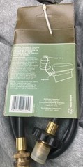 Grill Care 4′ Hose & Adapter – Propane Gas Hose for Tabletop BBQ Grills (NEW)