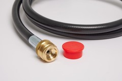 High-Pressure Propane Gas Hose & Adapter 5 Foot Hose for Grills Stoves Lanterns