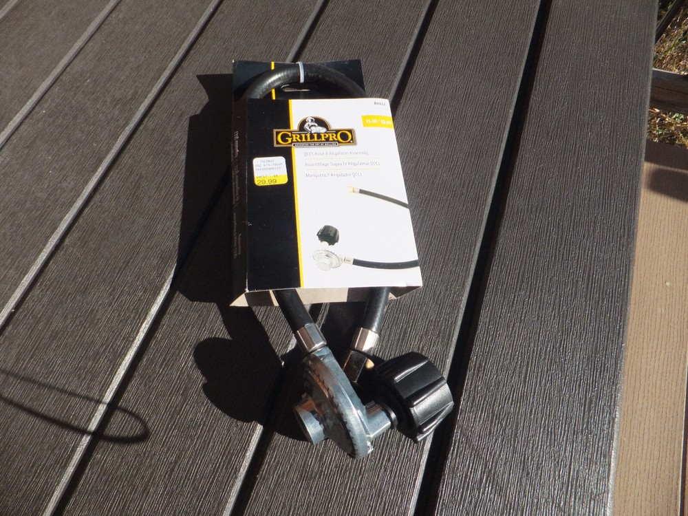 New GrillPro 21″ Propane QCC1 Hose & Regulator Assembly #80012