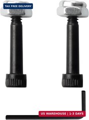 2 Set Replacement 74072 Auger Motor Shaft Nut & Bolt, Fit for Traeger, Pit Boss,
