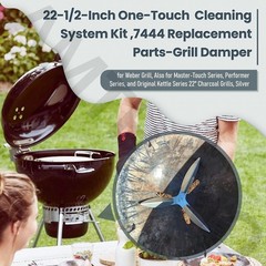 22-1/2-Inch One-Touch Cleaning System Kit for Weber Grill Parts 7444 22inch #K