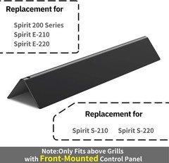 NEW 15.3″ Flavorizer Bars for Weber Spirit I II 200 E/S210 E/S220, 3-Pack