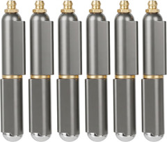 6 Pcs 4″ BBQ Smoker Bullet Hinge Carbon Steel Weld on Hinges Heavy Duty Barrel H